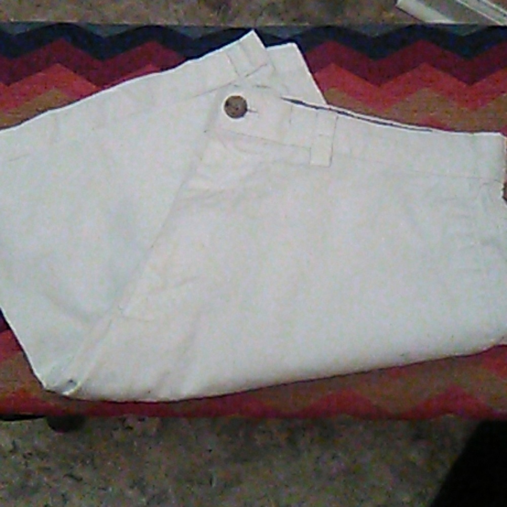 Men's white shorts